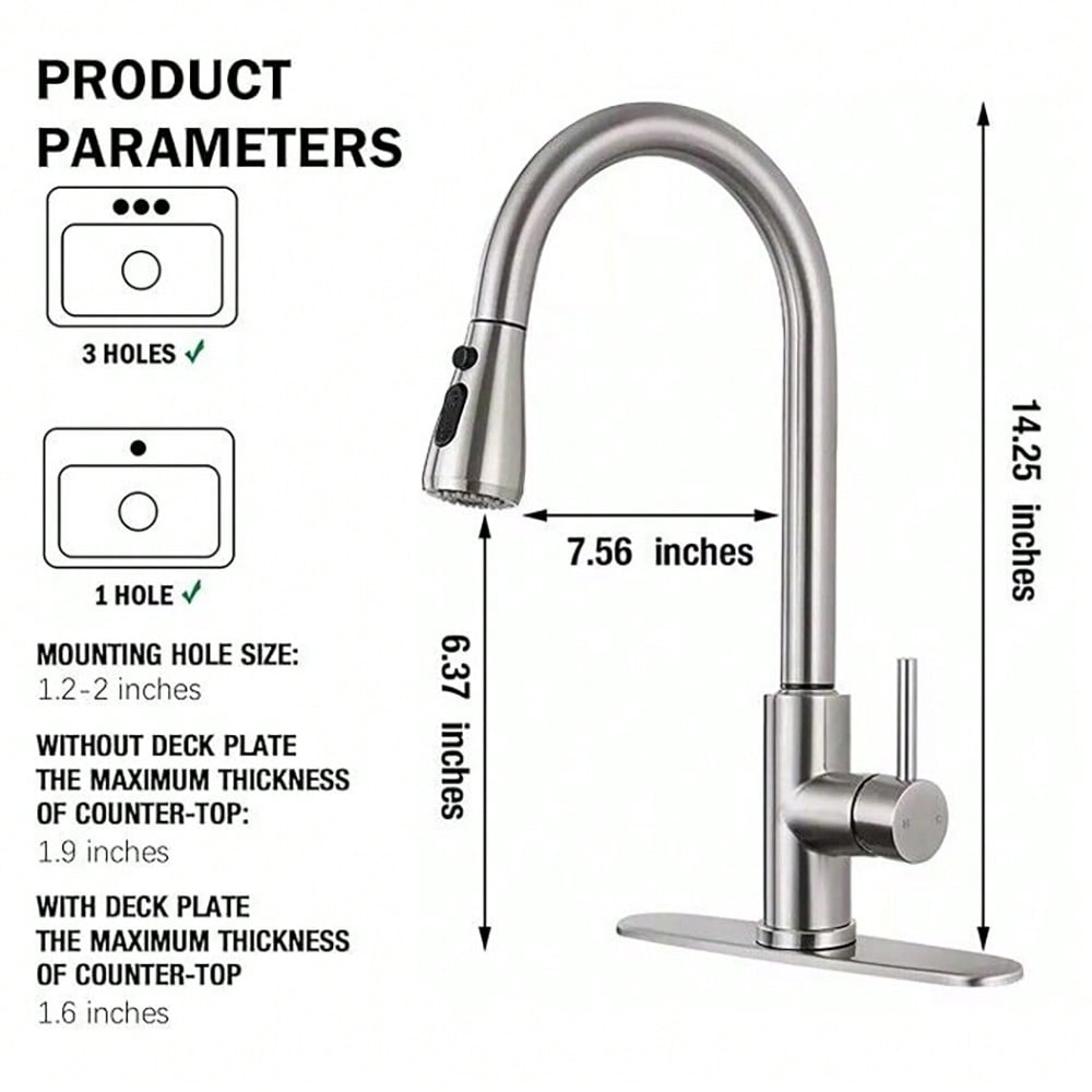 Küchenarmatur mit ausziehbarem – Commercial Kitchen And Bar Bewertung und Preis