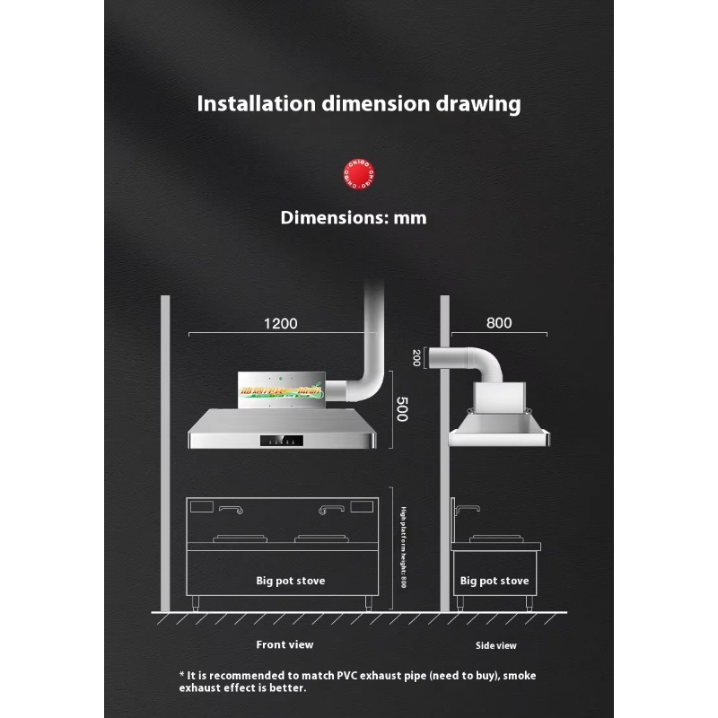 Gewerbliche Dunstabzugshaube a – Commercial Kitchen Hoods Bewertung und Preis
